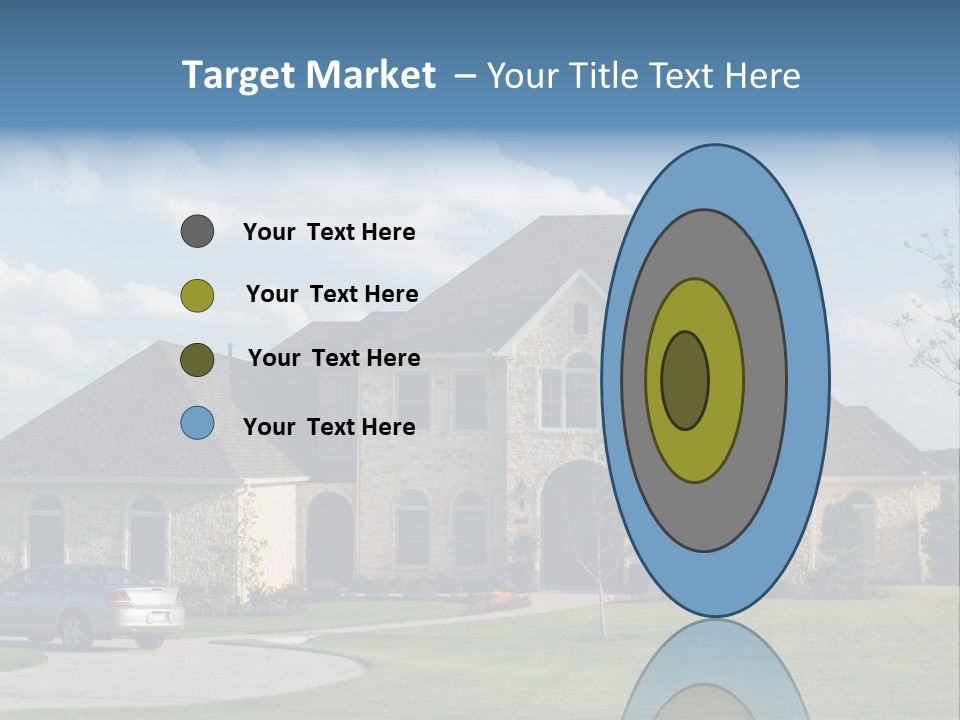 White Estate Abode PowerPoint Template