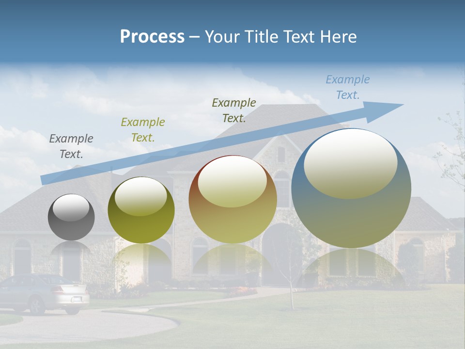 White Estate Abode PowerPoint Template