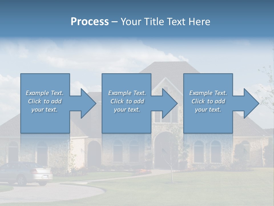 White Estate Abode PowerPoint Template