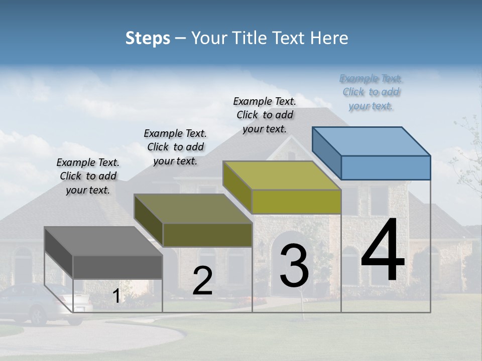 White Estate Abode PowerPoint Template