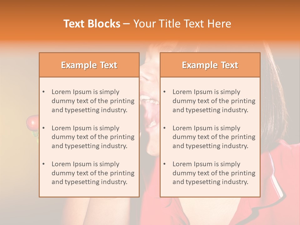 Hot Dog Beefburger Food PowerPoint Template