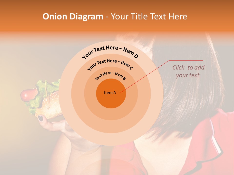 Hot Dog Beefburger Food PowerPoint Template