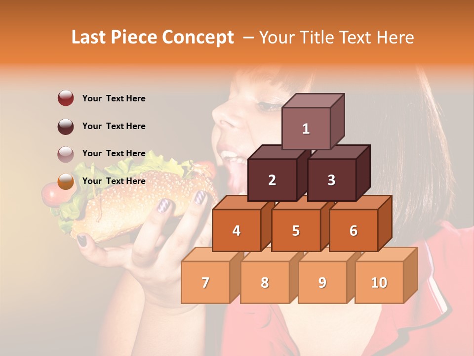 Hot Dog Beefburger Food PowerPoint Template