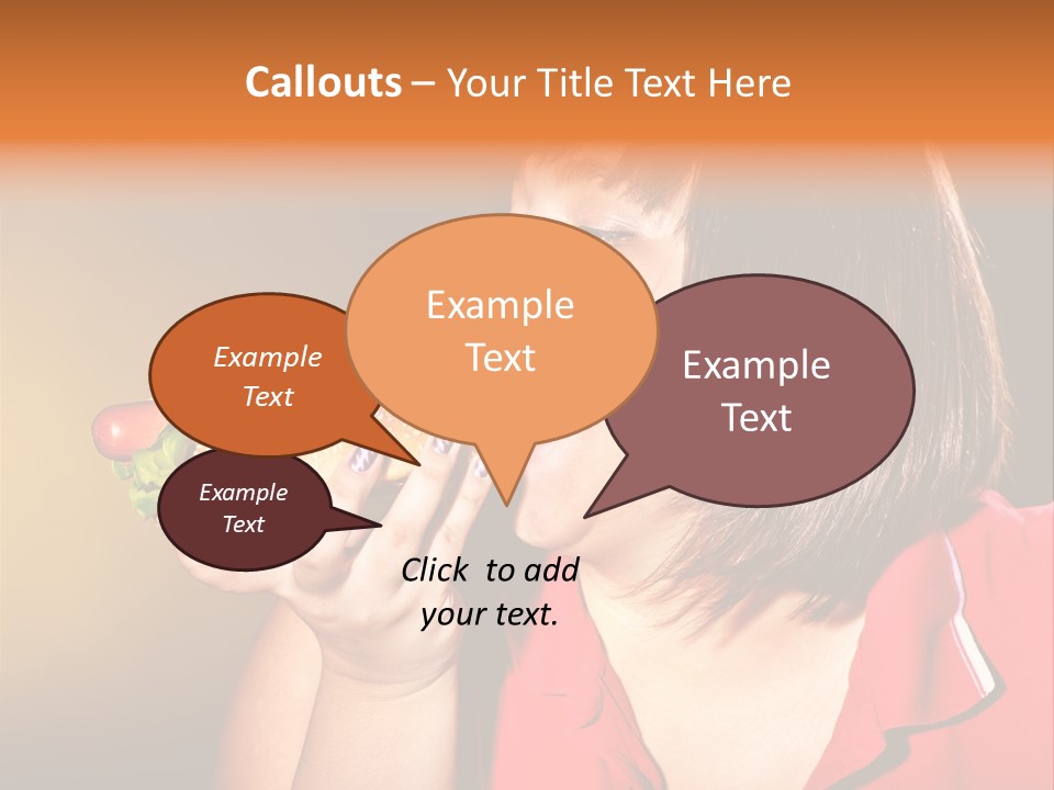 Hot Dog Beefburger Food PowerPoint Template