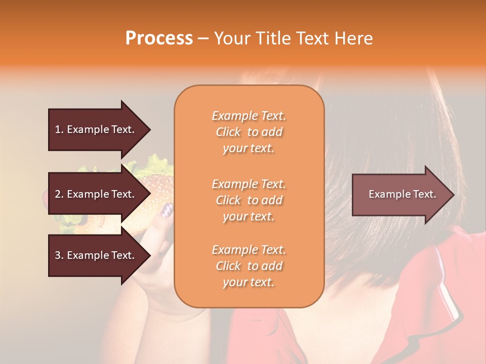 Hot Dog Beefburger Food PowerPoint Template