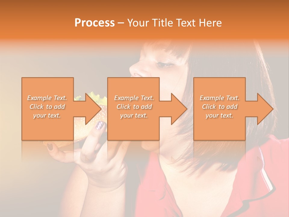 Hot Dog Beefburger Food PowerPoint Template