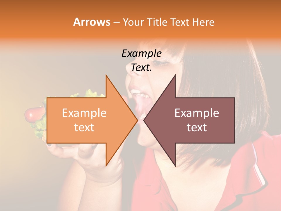 Hot Dog Beefburger Food PowerPoint Template