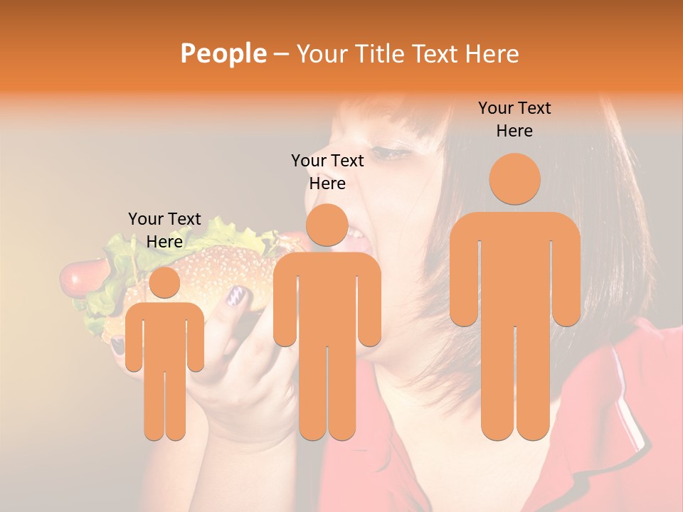 Hot Dog Beefburger Food PowerPoint Template