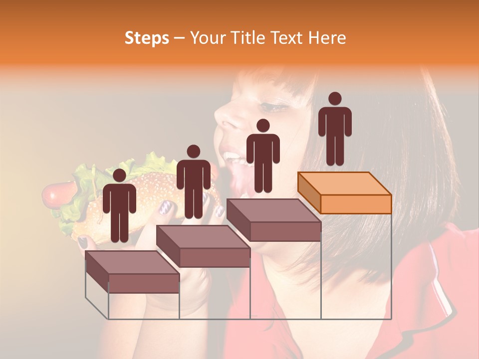 Hot Dog Beefburger Food PowerPoint Template