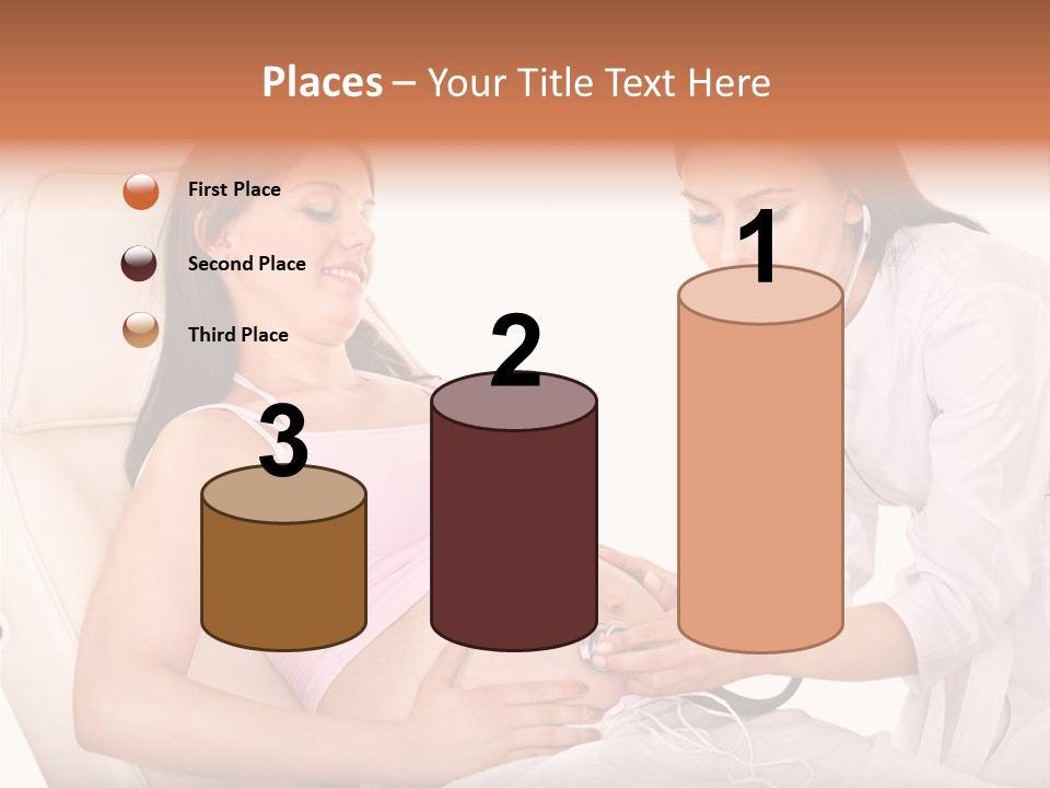 Beauty Tummy Preggers PowerPoint Template