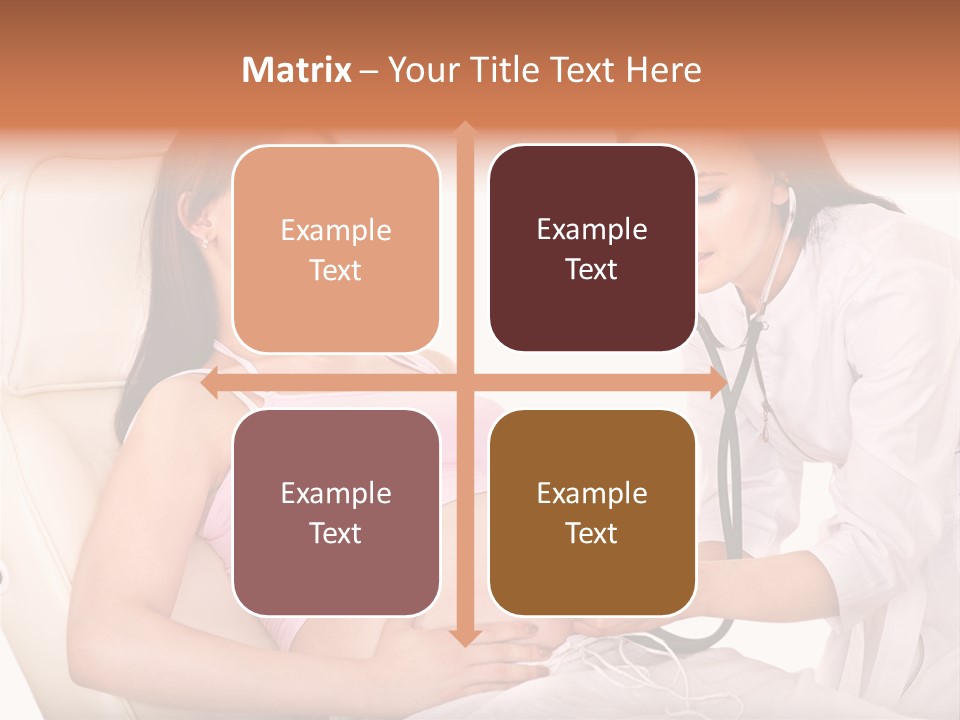 Beauty Tummy Preggers PowerPoint Template