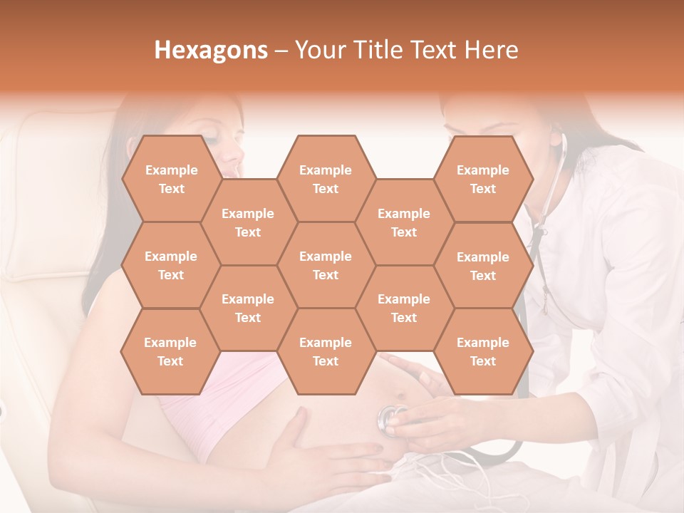 Beauty Tummy Preggers PowerPoint Template