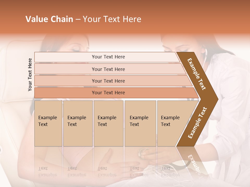 Beauty Tummy Preggers PowerPoint Template