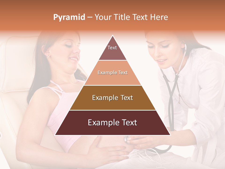 Beauty Tummy Preggers PowerPoint Template