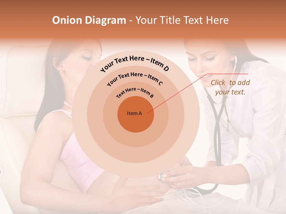 Beauty Tummy Preggers PowerPoint Template