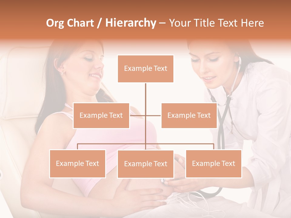 Beauty Tummy Preggers PowerPoint Template