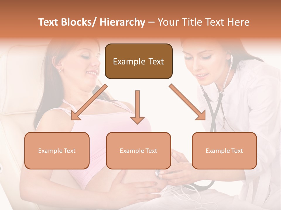 Beauty Tummy Preggers PowerPoint Template