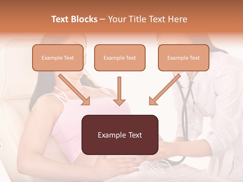 Beauty Tummy Preggers PowerPoint Template