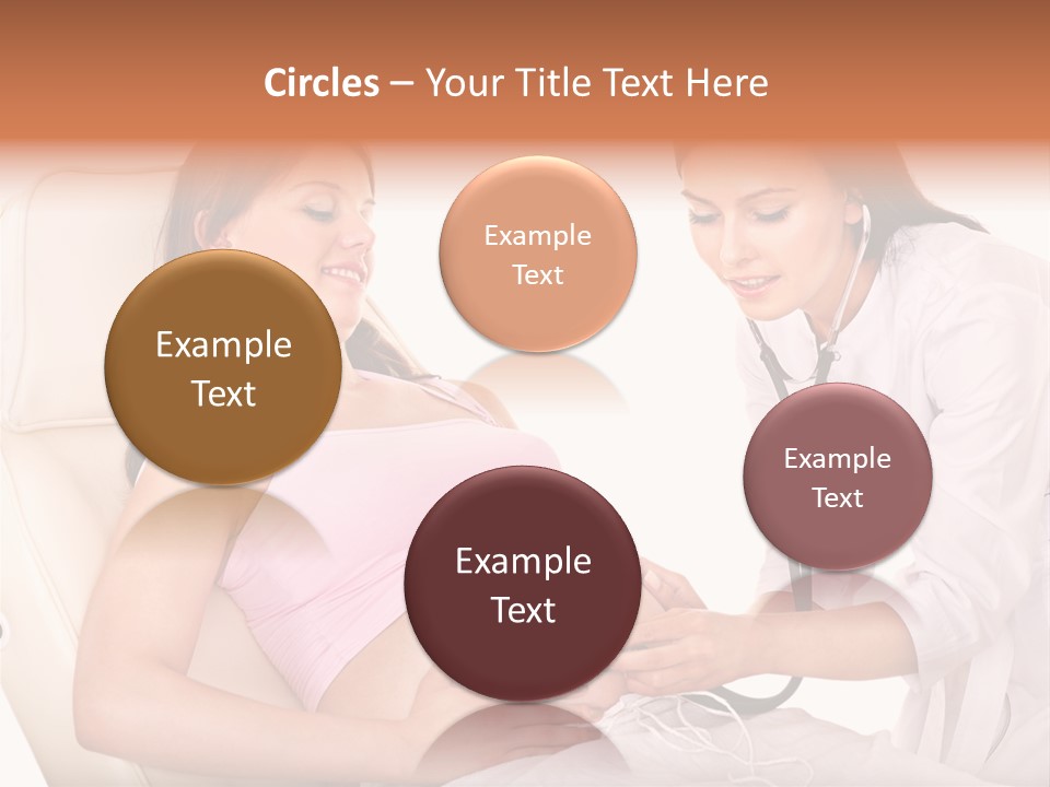 Beauty Tummy Preggers PowerPoint Template