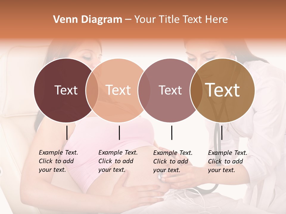 Beauty Tummy Preggers PowerPoint Template