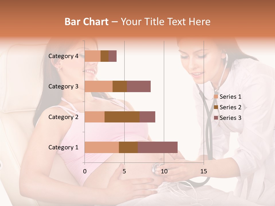 Beauty Tummy Preggers PowerPoint Template