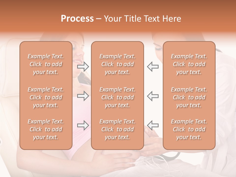 Beauty Tummy Preggers PowerPoint Template