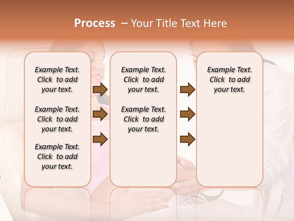 Beauty Tummy Preggers PowerPoint Template