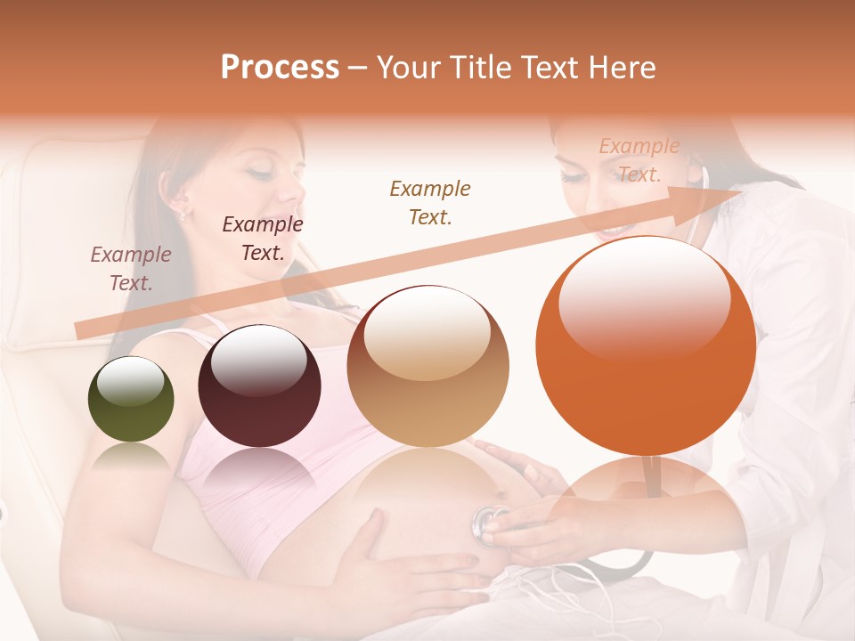 Beauty Tummy Preggers PowerPoint Template