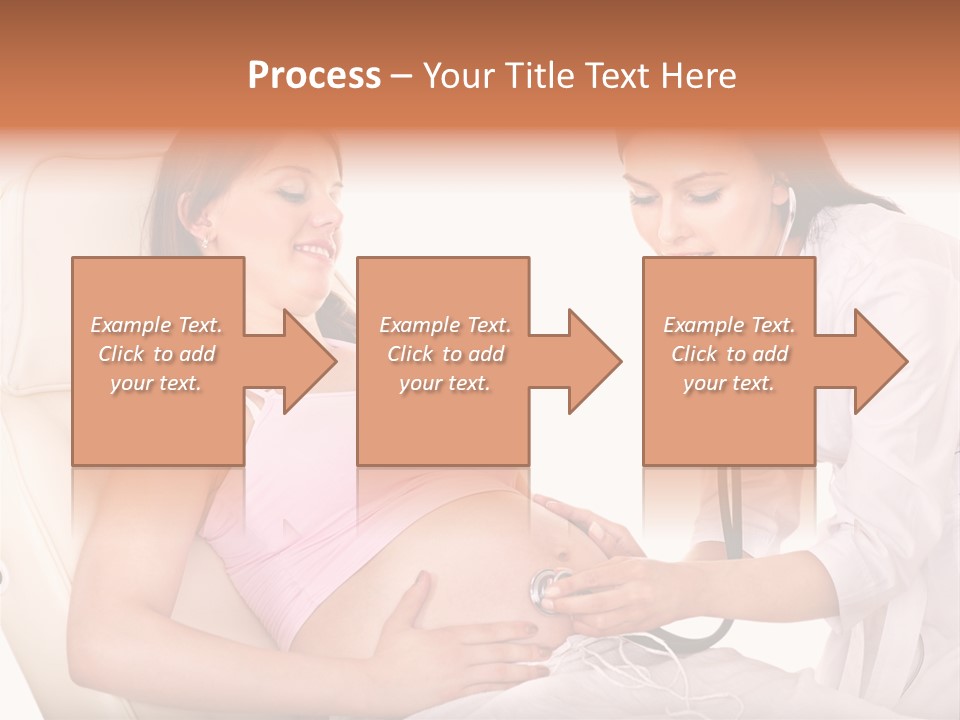 Beauty Tummy Preggers PowerPoint Template