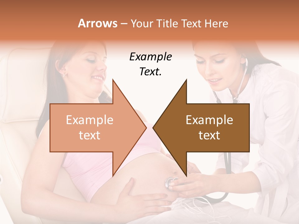 Beauty Tummy Preggers PowerPoint Template