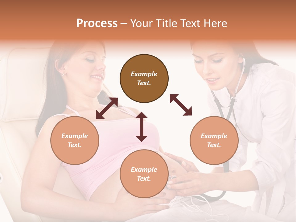 Beauty Tummy Preggers PowerPoint Template