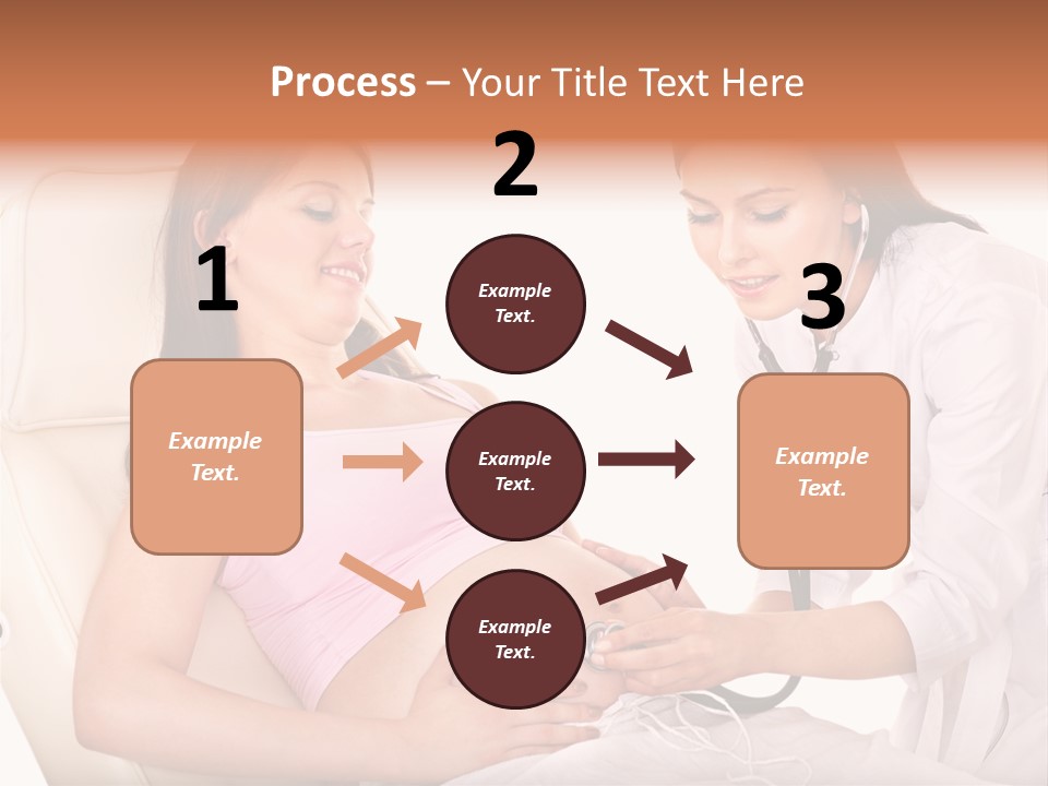 Beauty Tummy Preggers PowerPoint Template