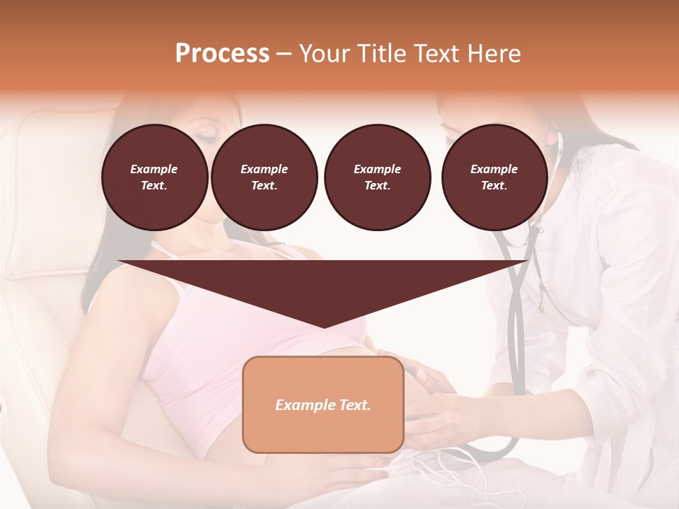 Beauty Tummy Preggers PowerPoint Template