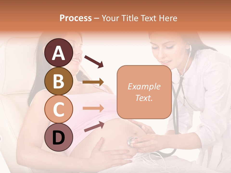 Beauty Tummy Preggers PowerPoint Template