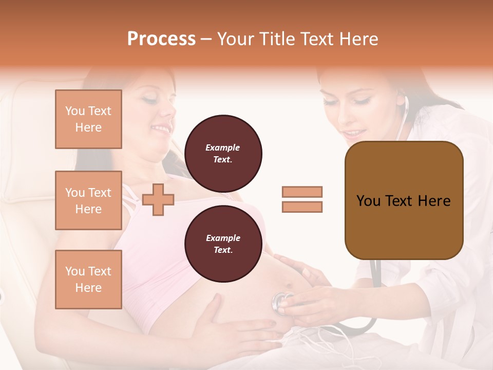 Beauty Tummy Preggers PowerPoint Template