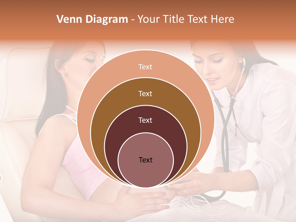 Beauty Tummy Preggers PowerPoint Template