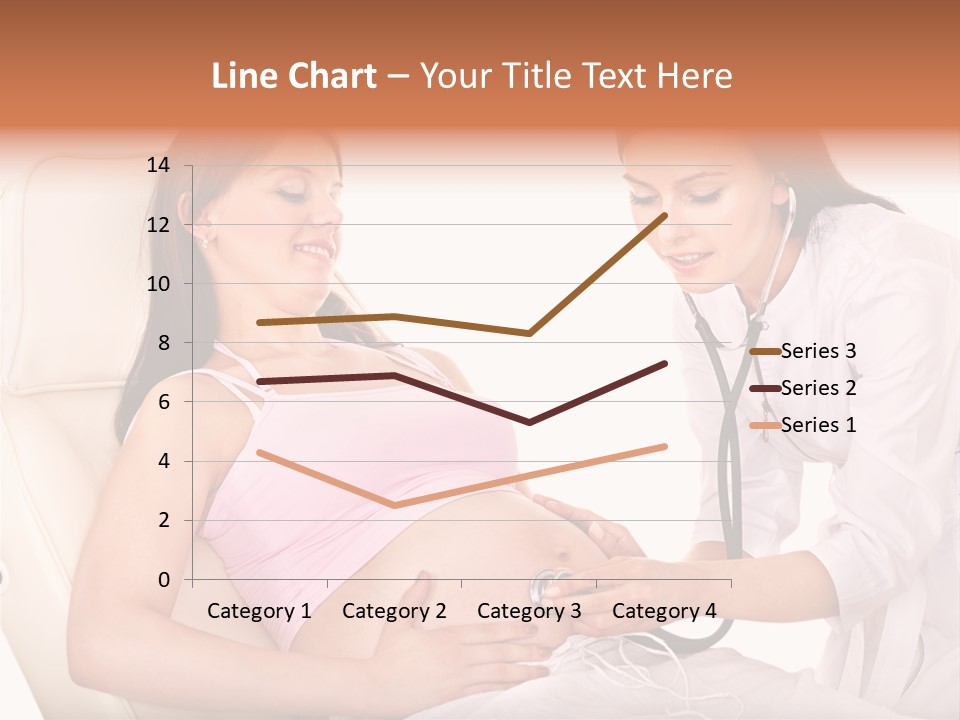 Beauty Tummy Preggers PowerPoint Template