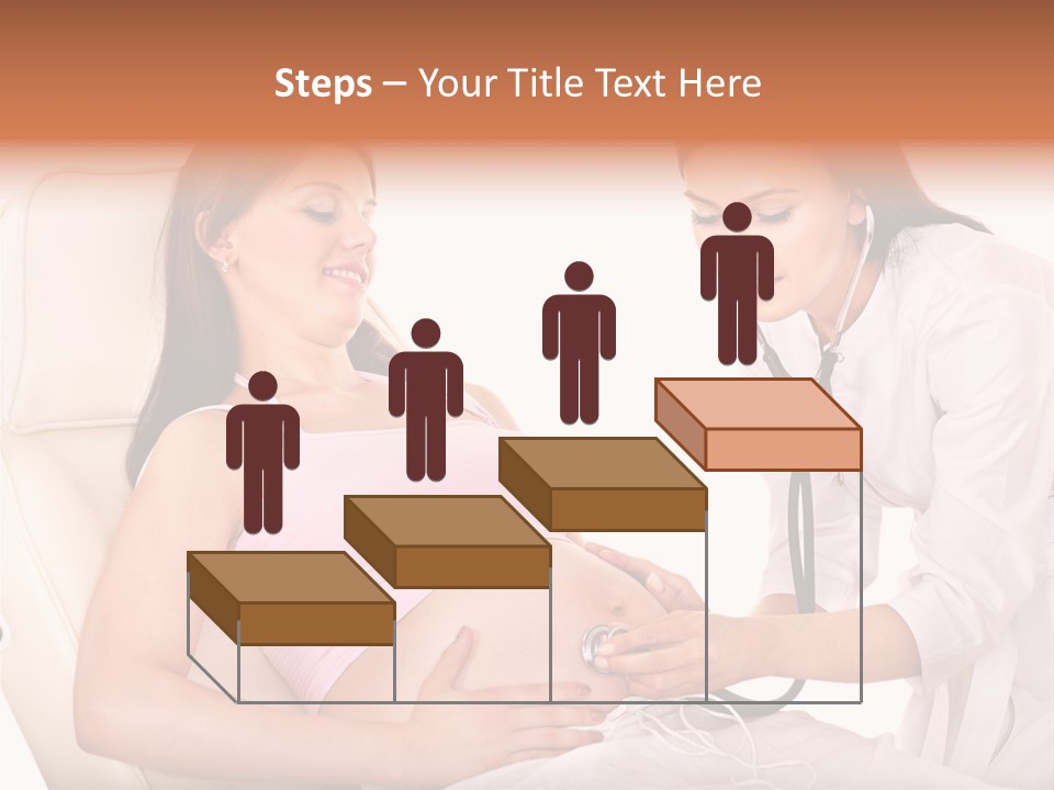 Beauty Tummy Preggers PowerPoint Template