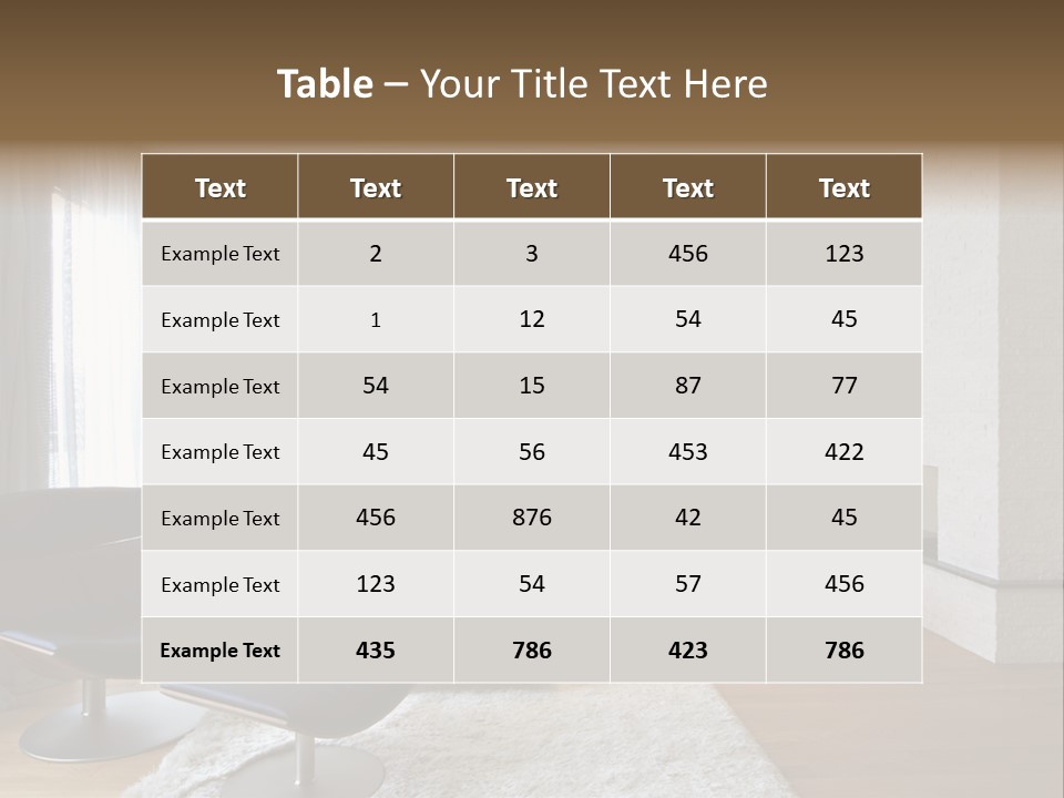 Parquet Floor Real Contemporary PowerPoint Template