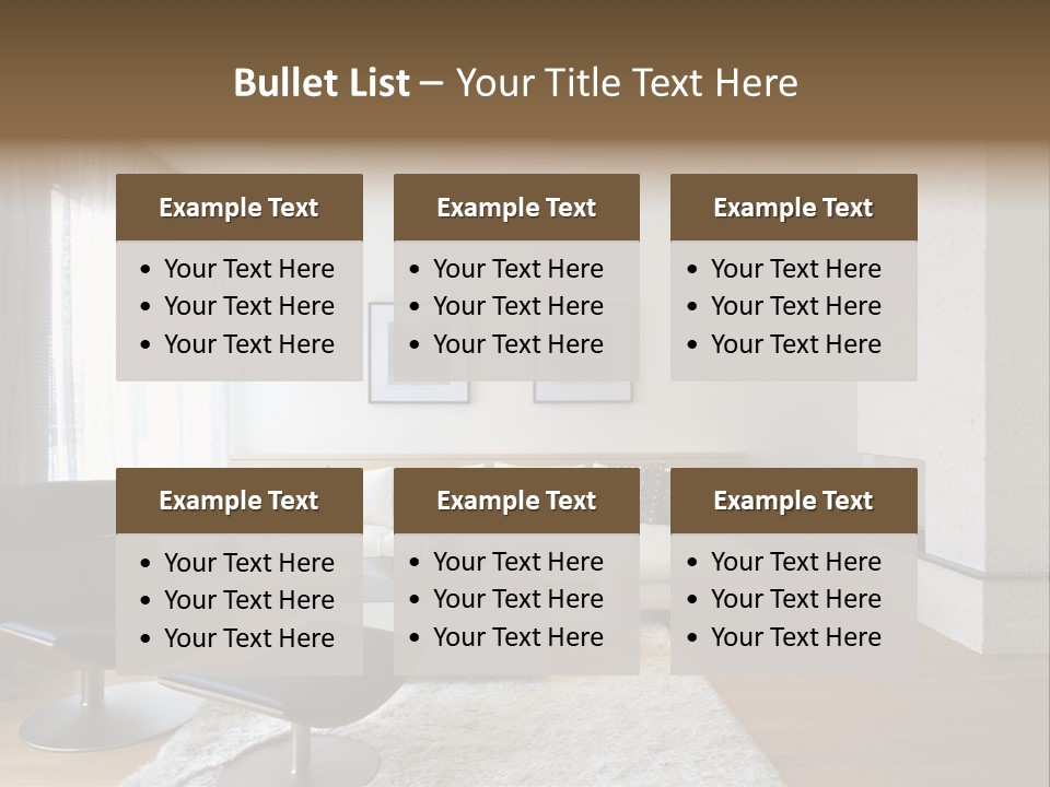 Parquet Floor Real Contemporary PowerPoint Template