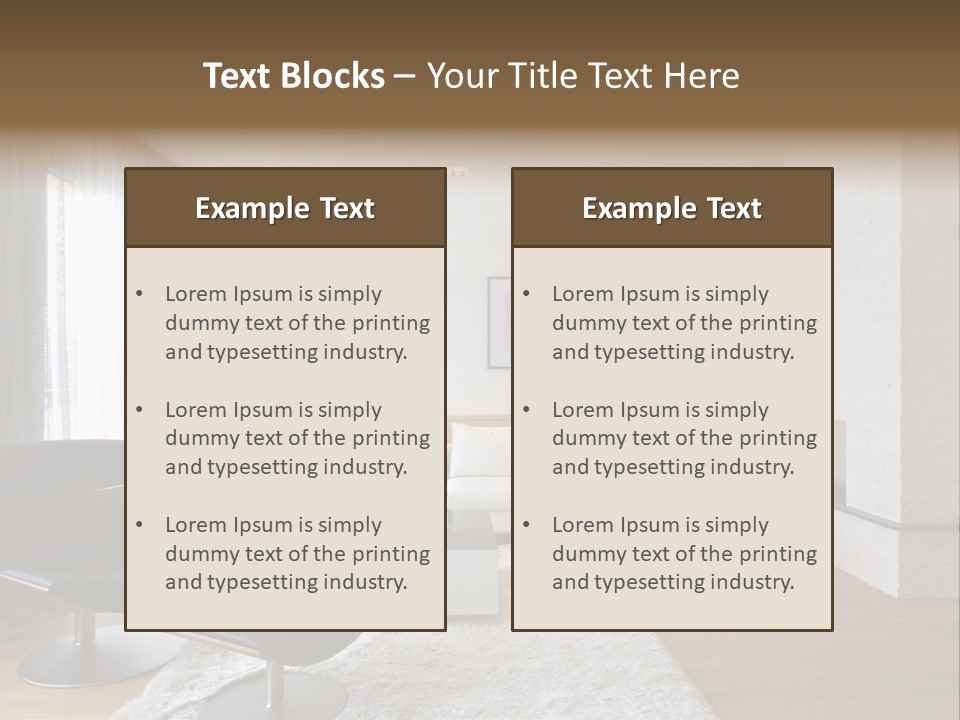 Parquet Floor Real Contemporary PowerPoint Template