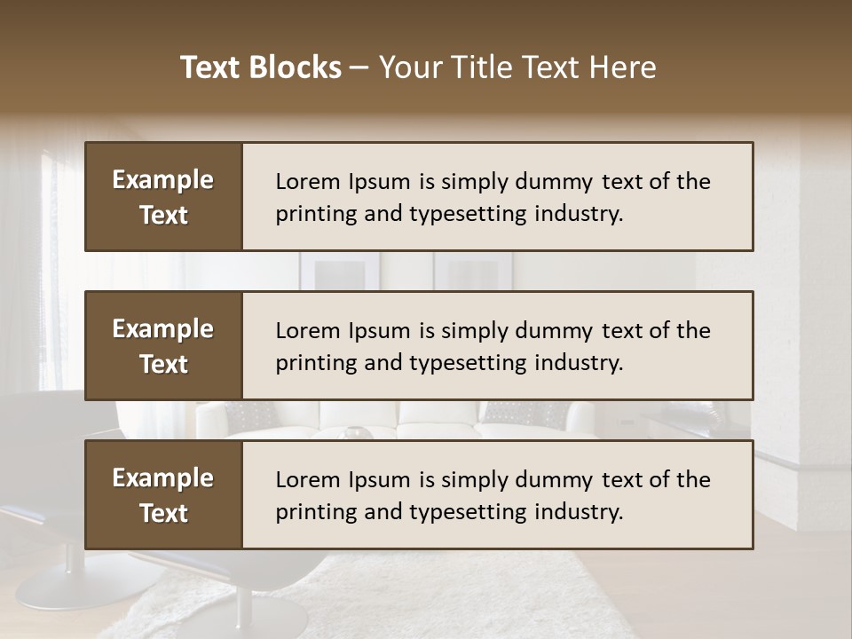 Parquet Floor Real Contemporary PowerPoint Template