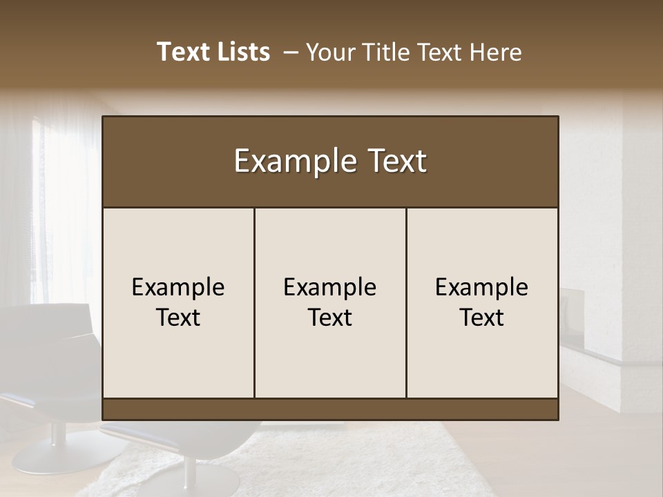 Parquet Floor Real Contemporary PowerPoint Template