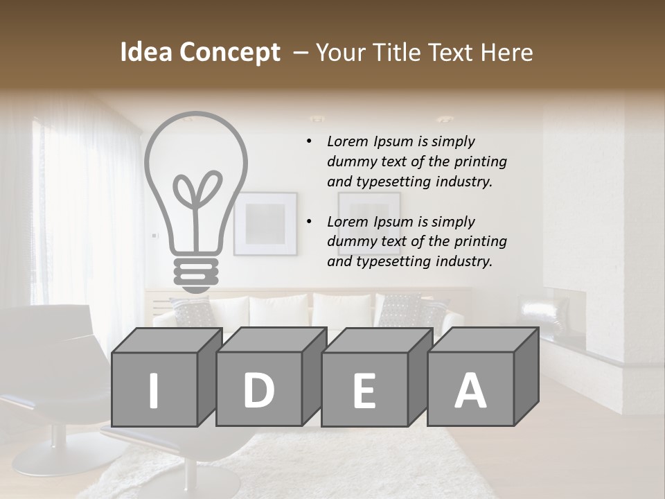 Parquet Floor Real Contemporary PowerPoint Template