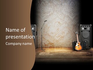 Instrument Record Planks PowerPoint Template