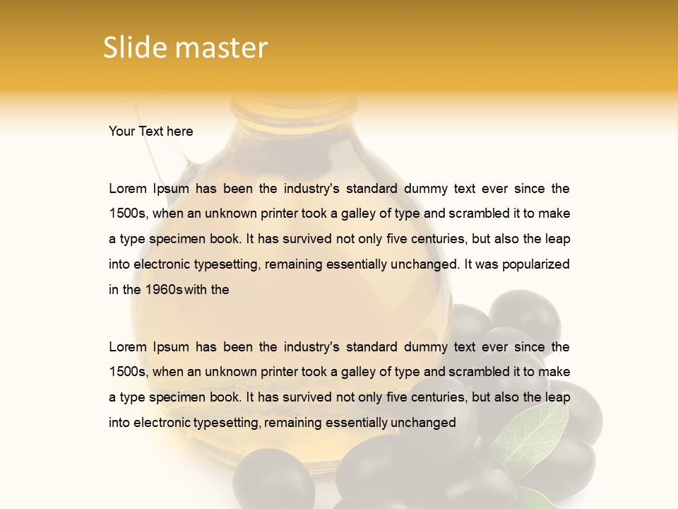 Organic Mediterranean Virgin PowerPoint Template