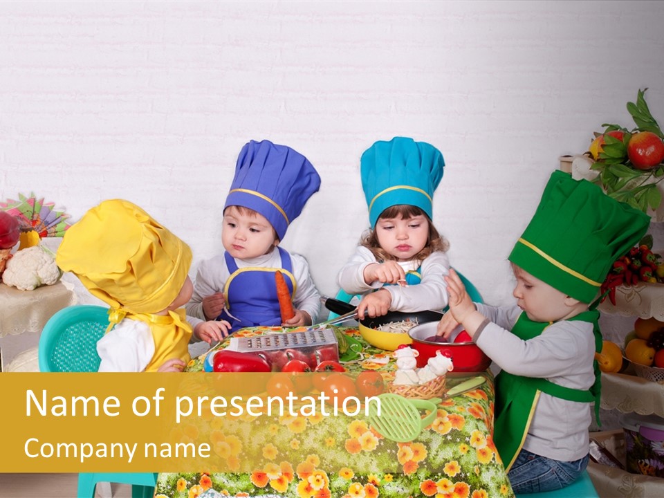 Kid Taste Infant PowerPoint Template