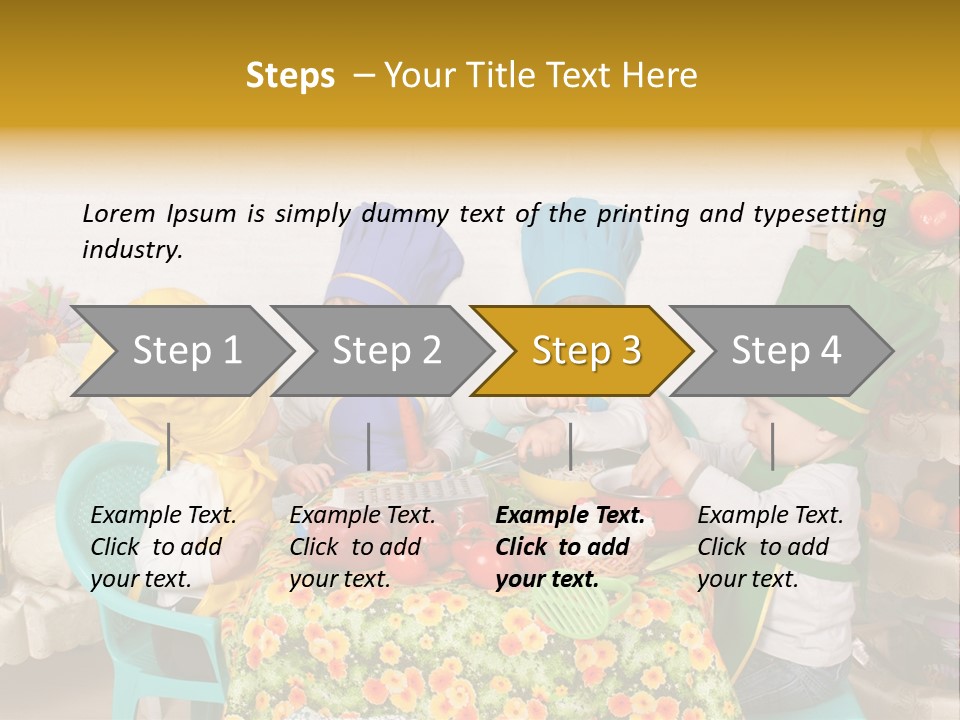 Kid Taste Infant PowerPoint Template