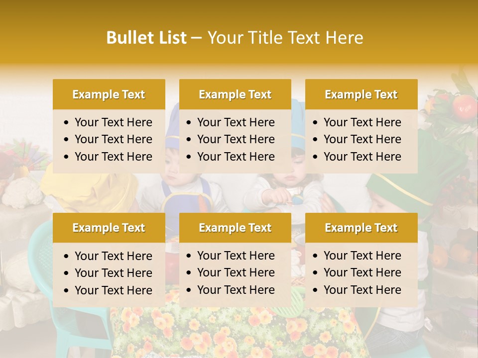 Kid Taste Infant PowerPoint Template