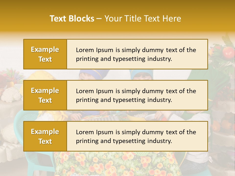 Kid Taste Infant PowerPoint Template